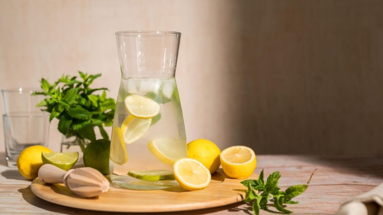 A refreshing drink. Homemade lemonade will perfectly replace a little black dress. This simple recipe will get you back on your feet in no time