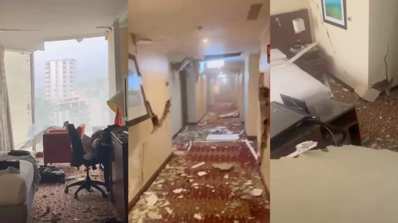 TAP hostess shows what her room looked like in Caracas after the earthquake