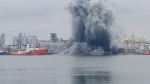 Maritime drone explodes in Romanian port of Constanta: EU says it is a consequence of Russian invasion