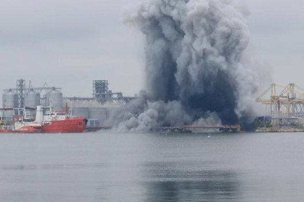 Maritime drone explodes in Romanian port of Constanta: EU says it is a consequence of Russian invasion