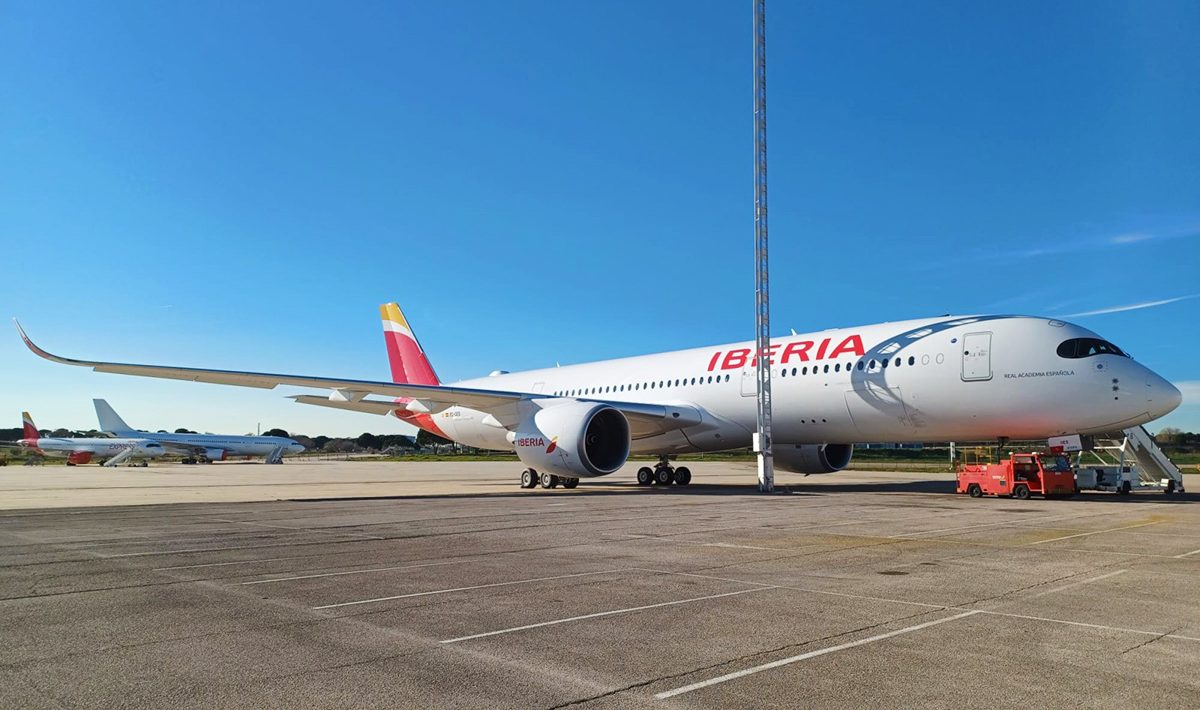 Avião da Iberia.