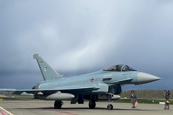 NATO fighters shoot down a drone that had entered Latvian airspace