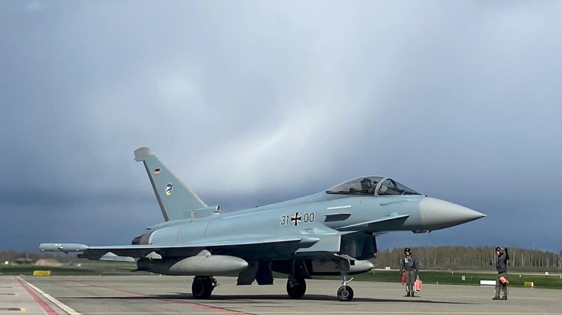 NATO fighters shoot down a drone that had entered Latvian airspace
