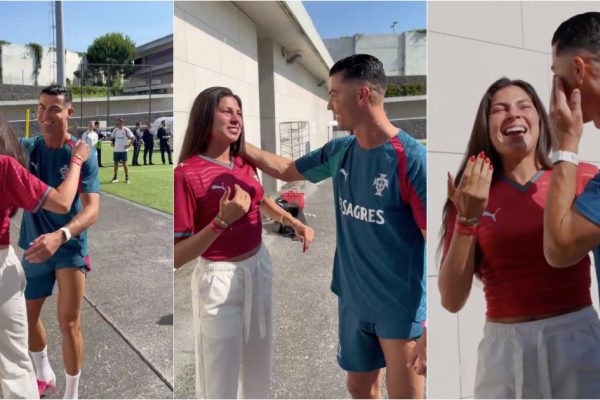 Influencer with more than 6 million followers cries when she meets Ronaldo
