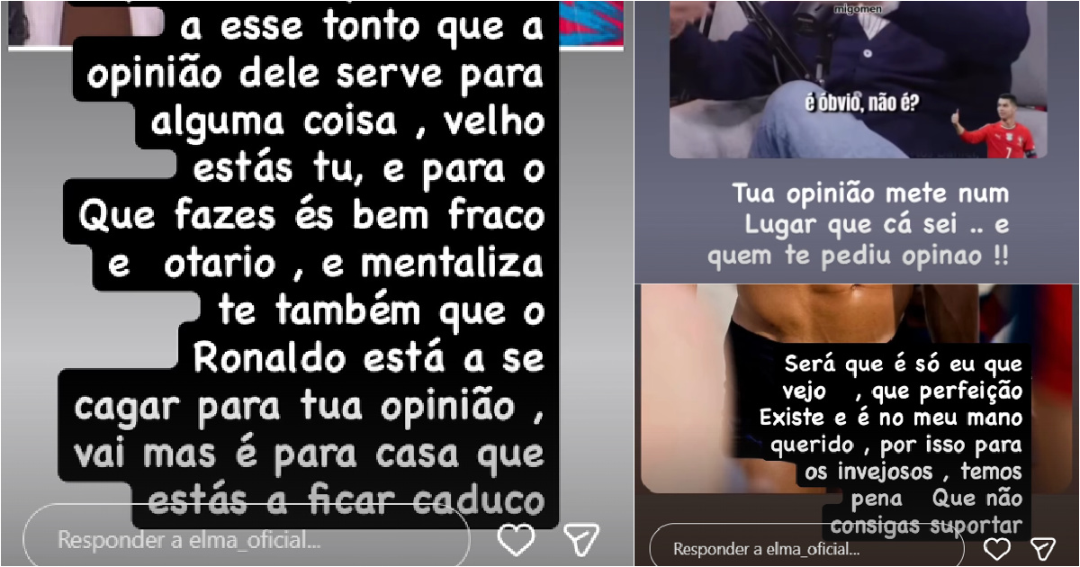 “Stupid, you’re becoming obsolete”: Ronaldo’s sister reacts and attacks Carlos Daniel after a viral opinion