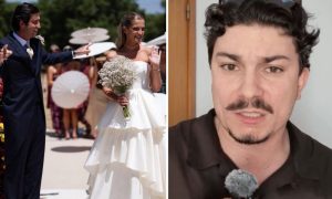 “Rich man’s wedding.” Júlia Palha and her husband respond to influencer after 'analysis' of ceremony