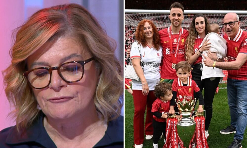 Júlia Pinheiro reads a message from Diogo Jota and André Silva's parents live: “See you later…”