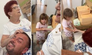 Love! Marco Costa shows his daughter “helping” her great-grandmother: “Teaching the youngest…”