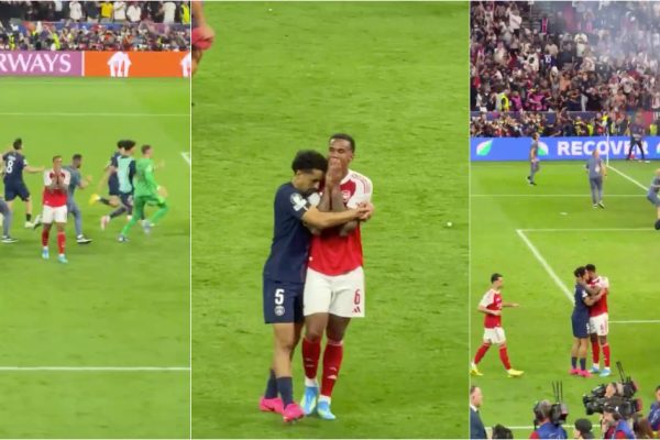 Marquinhos put friendship ahead of celebration after winning the Champions League