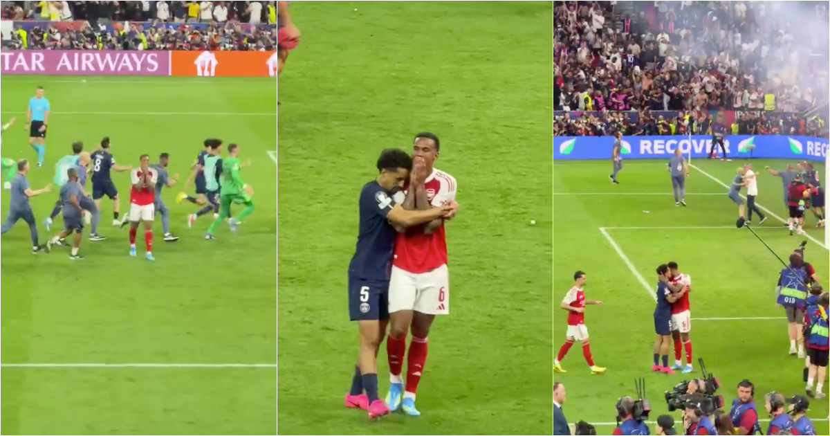 Marquinhos put friendship ahead of celebration after winning the Champions League