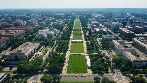 What is the '8647' that has appeared on the National Mall: the number turned into a flag against Trump and in a court case