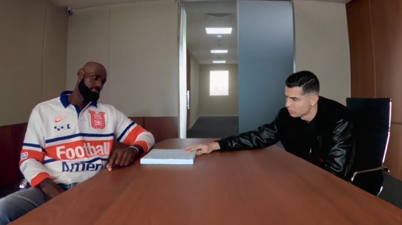 New Nike commercial brings together Cristiano Ronaldo and LeBron James in conversation about “GOAT's”