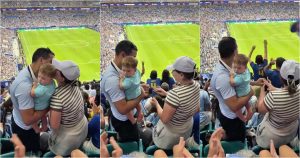 Uruguayan couple's marriage proposal was interrupted by Cape Verde's goal