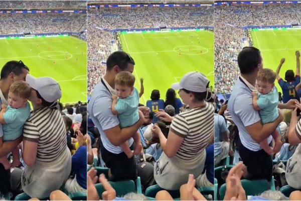 Uruguayan couple's marriage proposal was interrupted by Cape Verde's goal