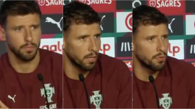Rúben Dias blames journalists for controversy on the beach: “It should never have been a topic”