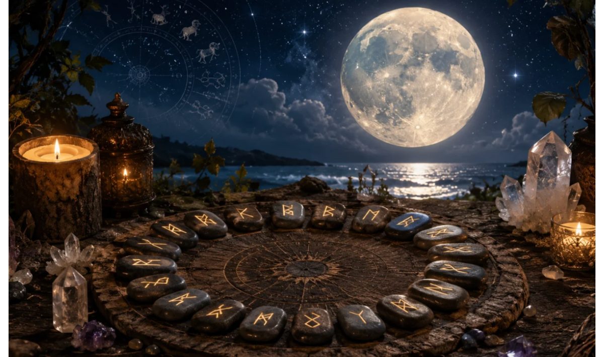Horoscope runes July 2026. Mannaz brings old news with new meaning, Laguz amplifies your sensitivity to dreams, symbols and coincidences