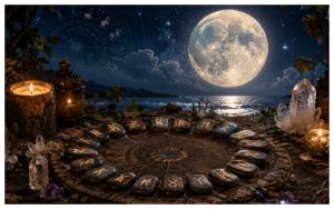 Horoscope runes July 2026. Mannaz brings old news with new meaning, Laguz amplifies your sensitivity to dreams, symbols and coincidences