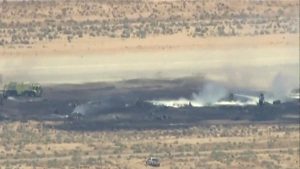 All eight crew members aboard a US B-52 bomber die after crashing in California