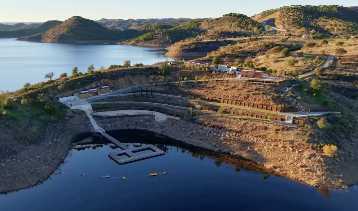 Praia fluvial odeleite. Crédito: CM Castro Marim