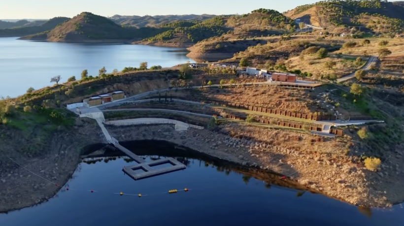 Praia fluvial odeleite. Crédito: CM Castro Marim