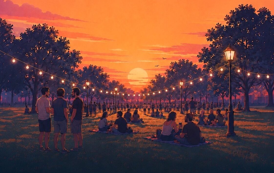 Sunset in the Park brings music, conviviality and entertainment to the heart of Pechão