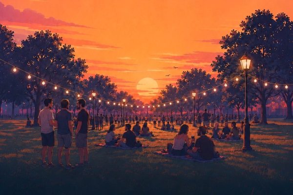 Sunset in the Park brings music, conviviality and entertainment to the heart of Pechão
