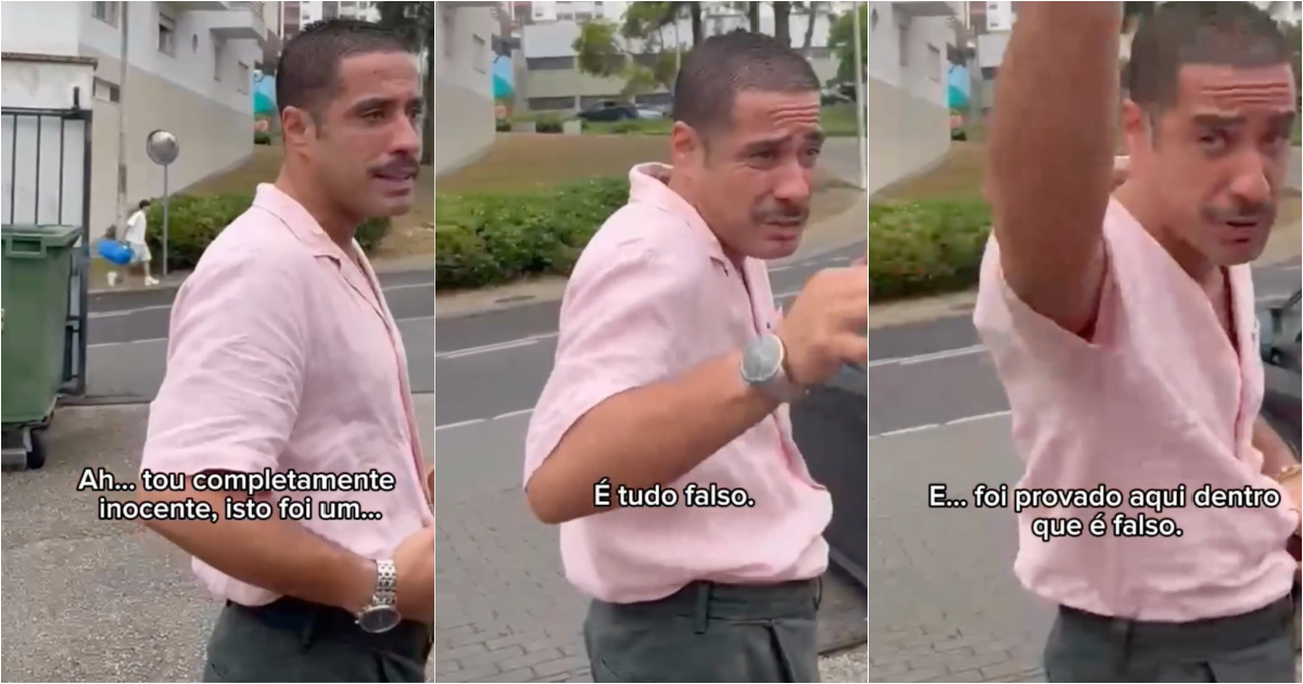 Tiago Grila appears before the judge and shows regret for “a bad joke”