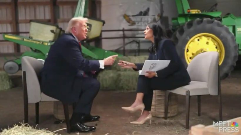 Trump gets excited and abandons interview after heated exchange of words with journalist
