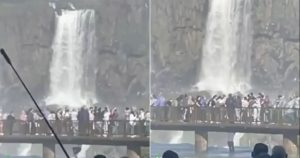 Tourist risks life to recover cell phone at Iguaçu Falls