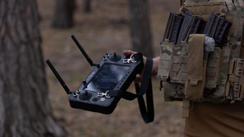 'Like killing a fly with a machine gun': Ukrainian pilot describes scene of NATO tank opening fire on his drone in drill