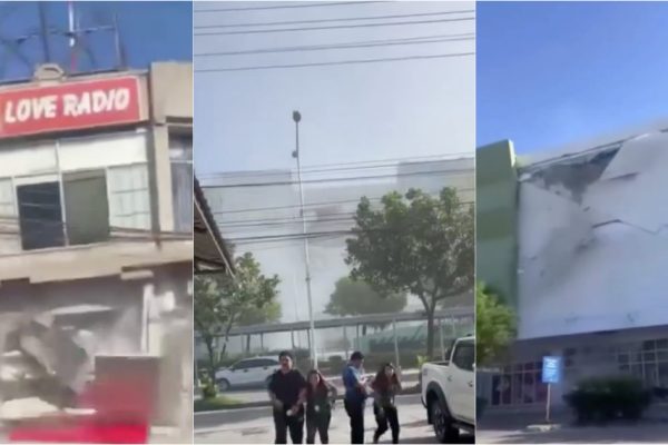 Videos show trail of destruction after 7.8 magnitude earthquake in Philippines