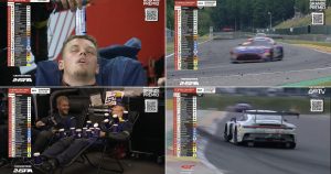 Mechanics fall asleep while racing and colleagues take the opportunity to do their jobs